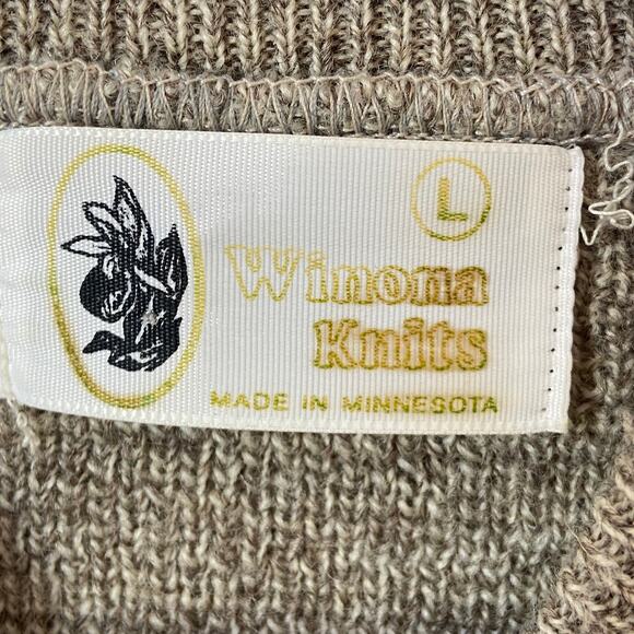 Vintage Winona Knits Wool Sweater - Women's Size Large - Picture 3 of 4